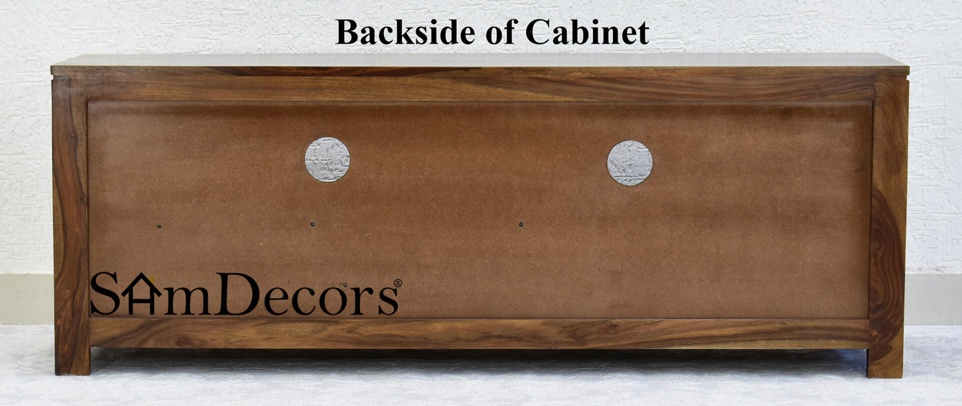 Mary Multipurpose TV Entertainment Unit/Cabinet - Natural Teak - Image 5